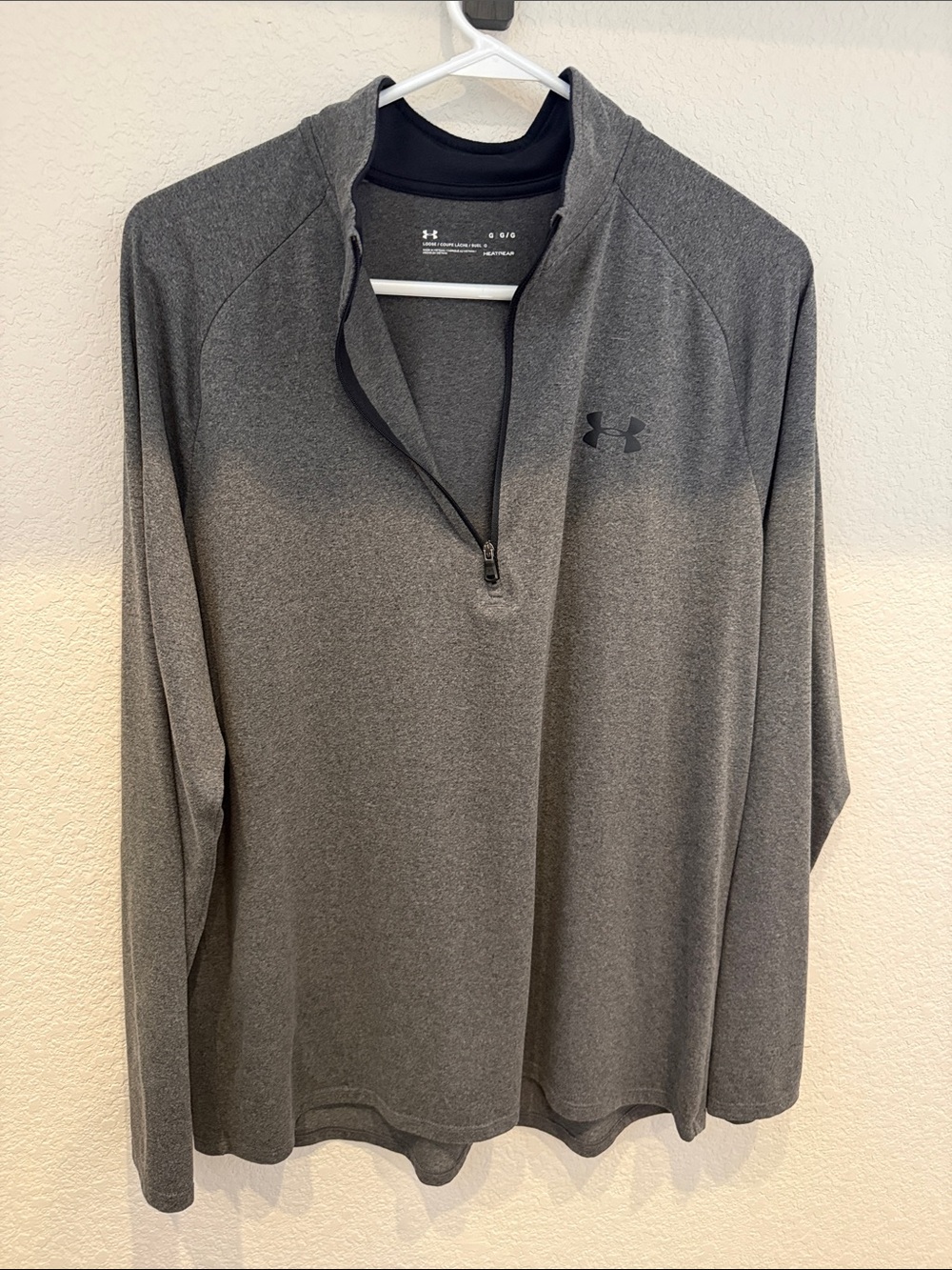 Under Armour Men’s Dark Gray Quarter-Zip Size L